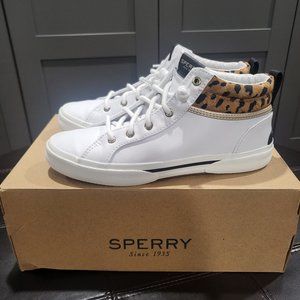 Sperry Pierwave cheetah print sneakers